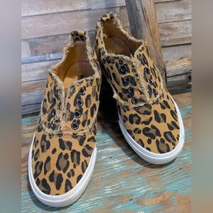 Leopard Print Tennis Shoes